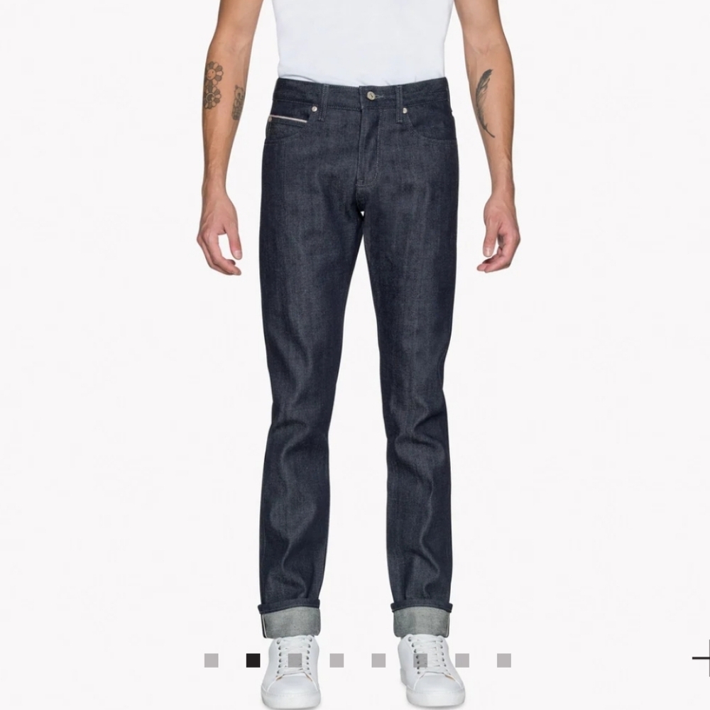 Naked & Famous Denim Dark Indigo Jeans